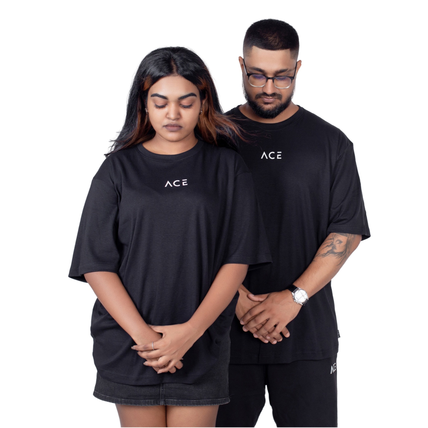 ACE Snake Oversize Tee - Black - Unisex - Image 2