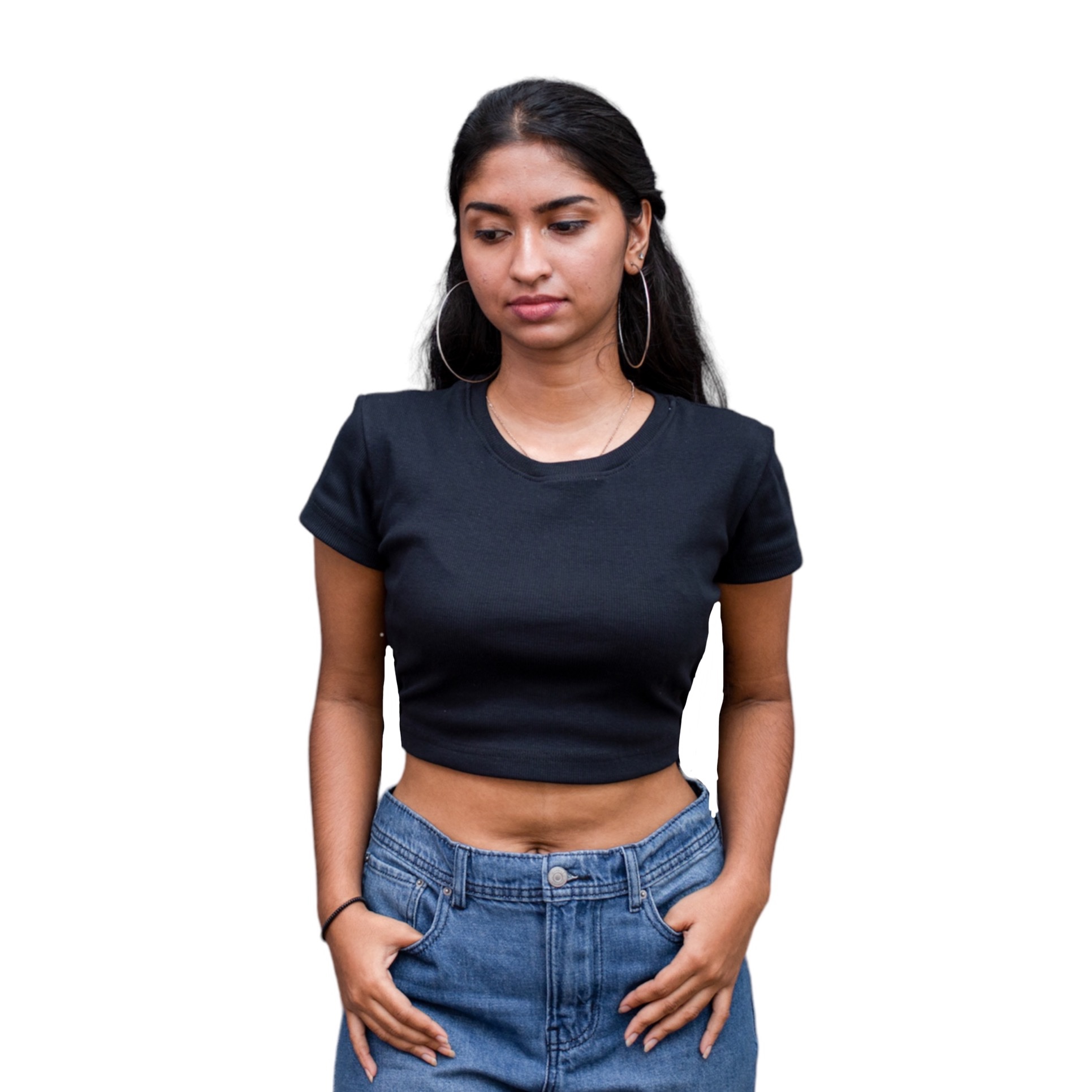 ACE Kint Crop Top - Black - Women’s