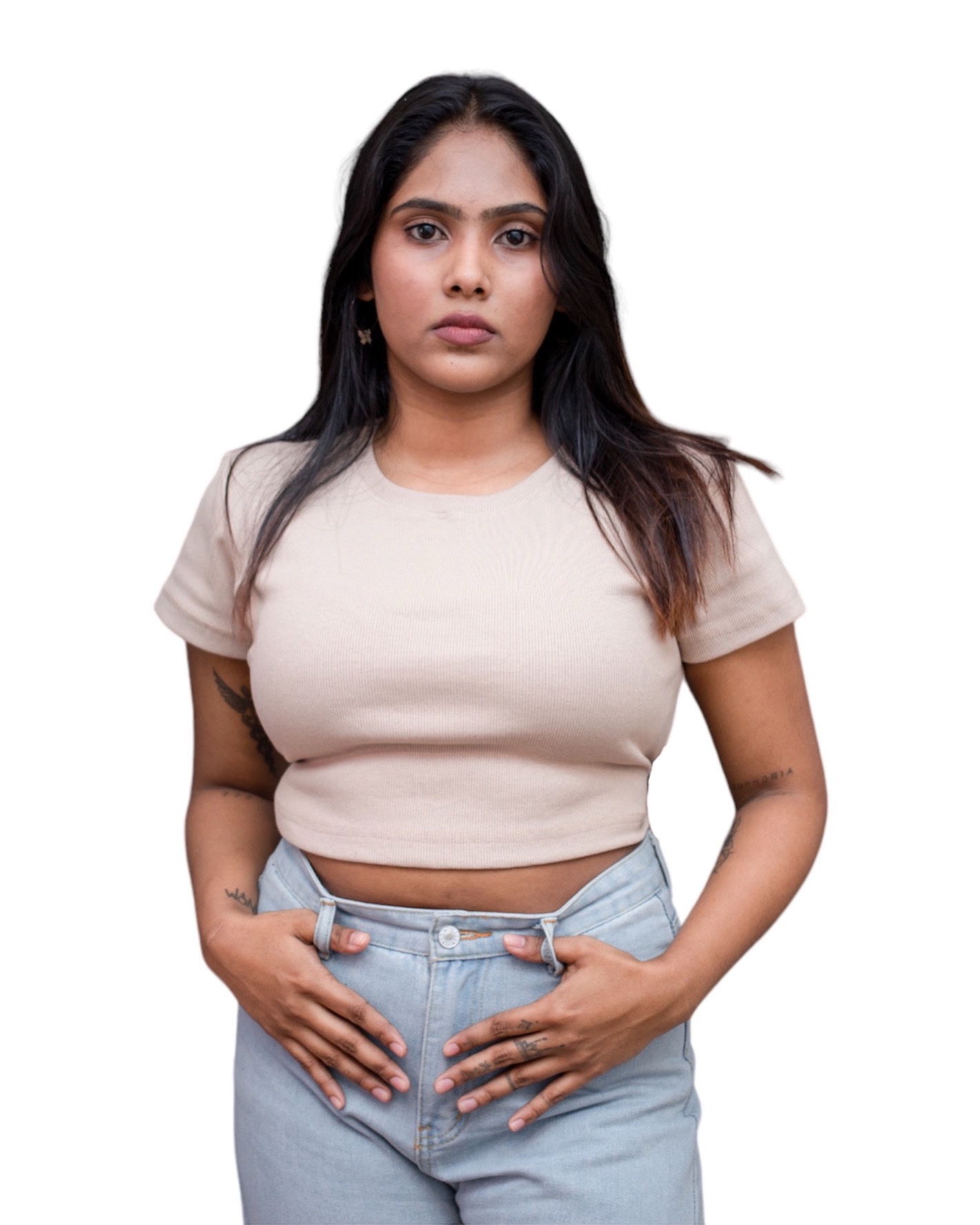 ACE Kint Crop Top - Tortilla Brown - Women’s