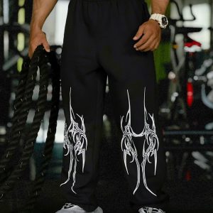 Dark Moon - Darkness Oversized Sweatpants - (Shadow Black)