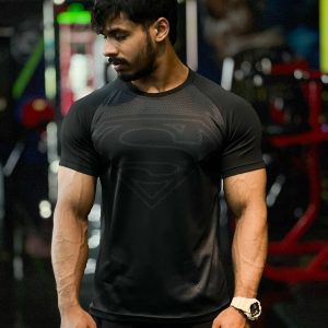 Superman  Raglan Tee / 01 - (Ash Print)