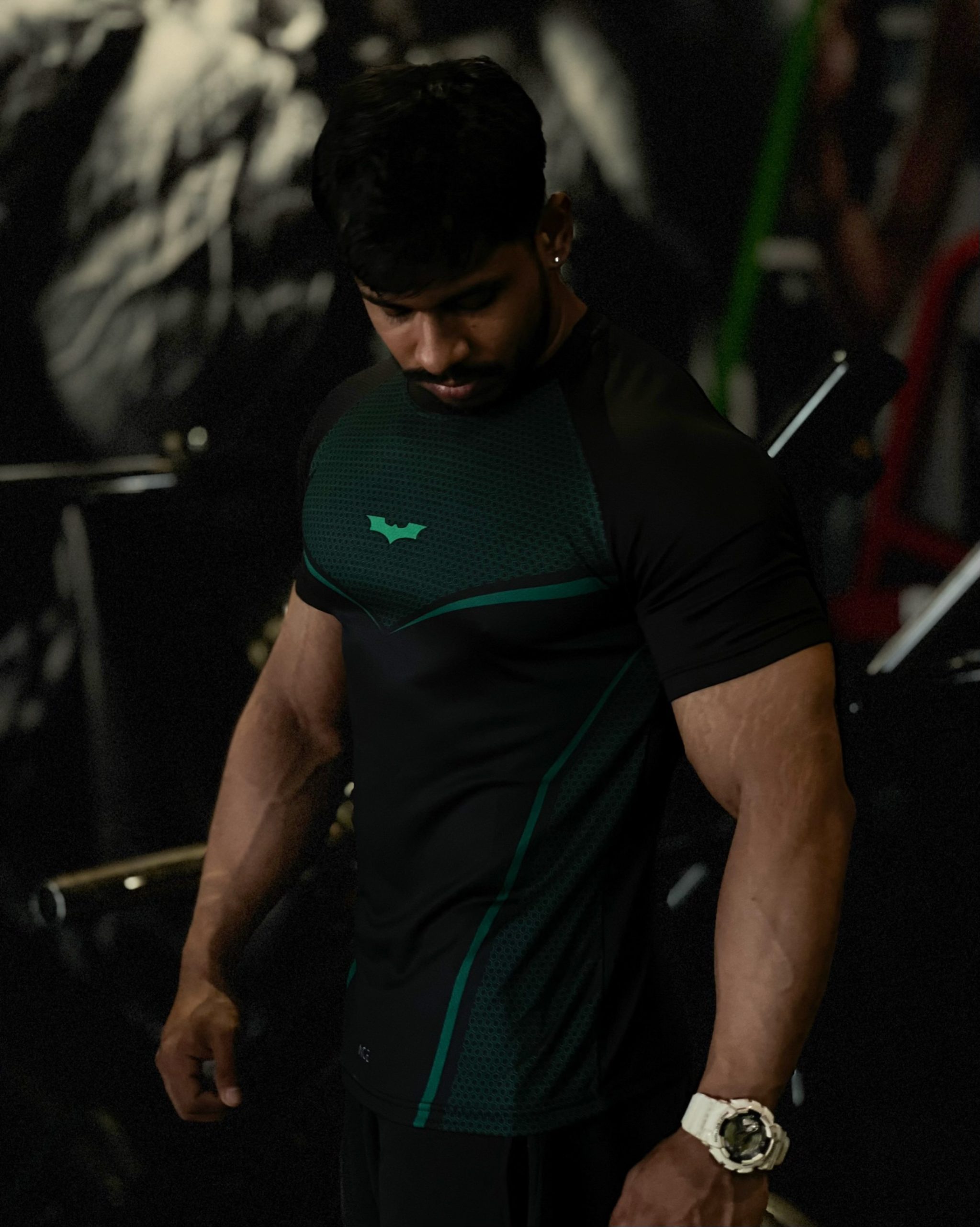 Batman Raglan Tee 0.2 (Teal Green) - Image 2