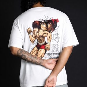 BAKi Oversized Tee - (White)