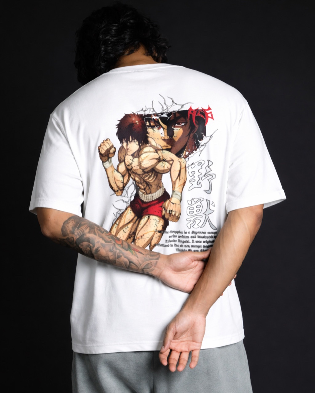 BAKi Oversized Tee - (White)