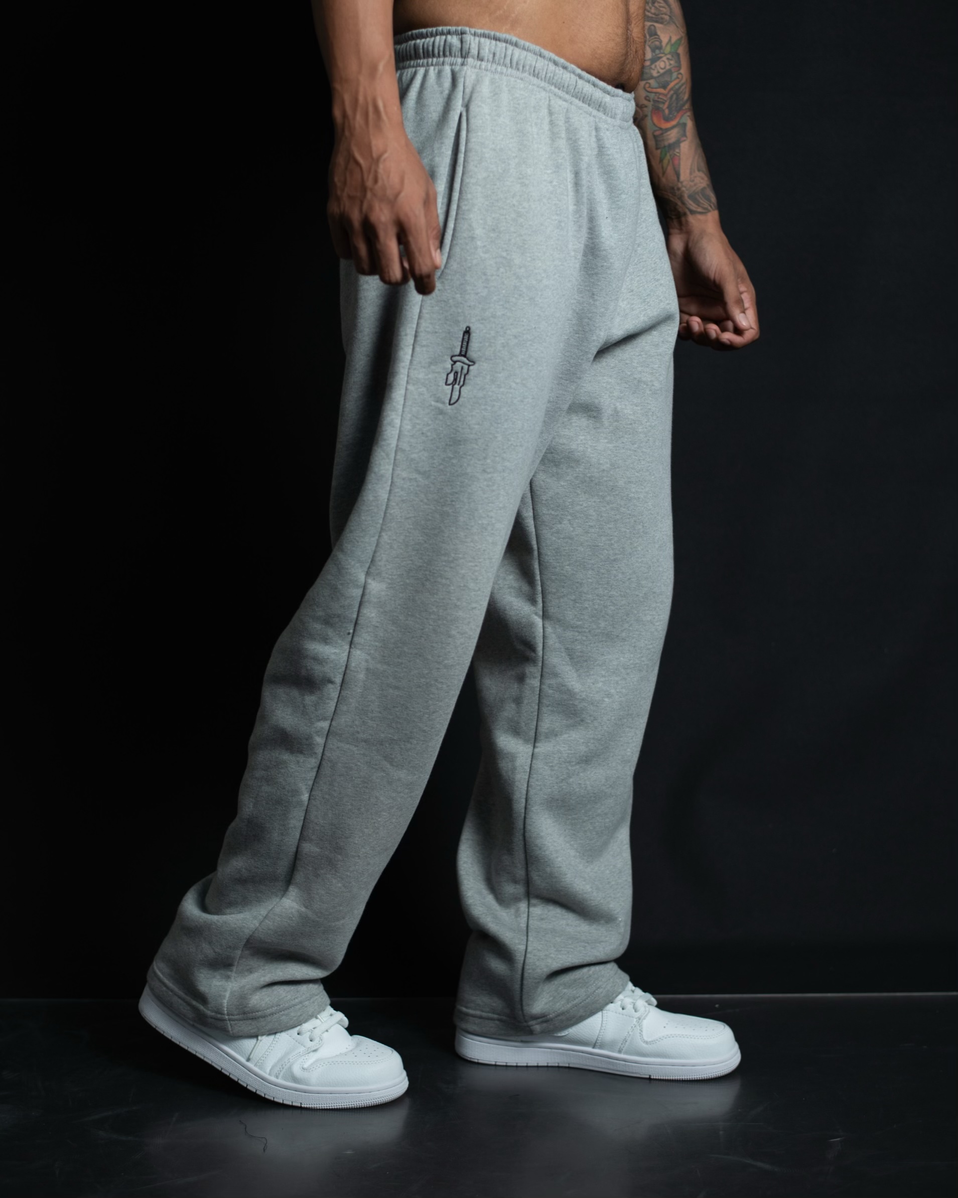TOJi Oversized Sweatpants - (Ash) - Image 2