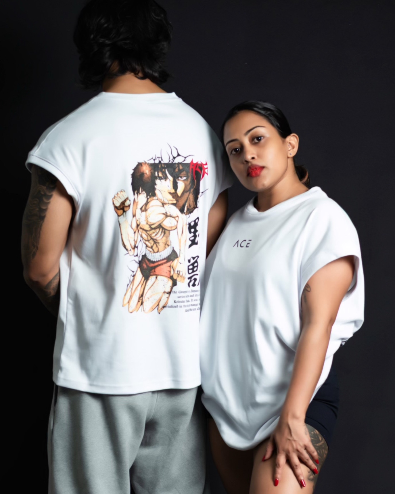 BAKI Cut Offs - (white)