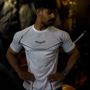 Batman  Raglan Tee 0.2 (White / Ash)
