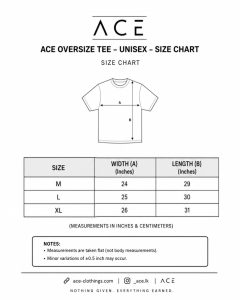ACE Sponchbob Jersey size chart preview
