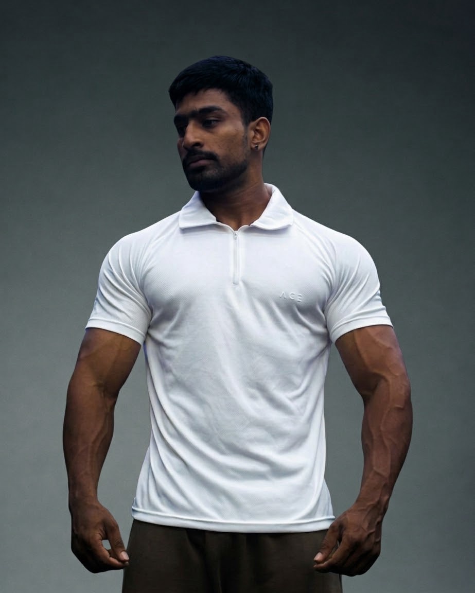 Core Classic  Raglan Zip up Tee